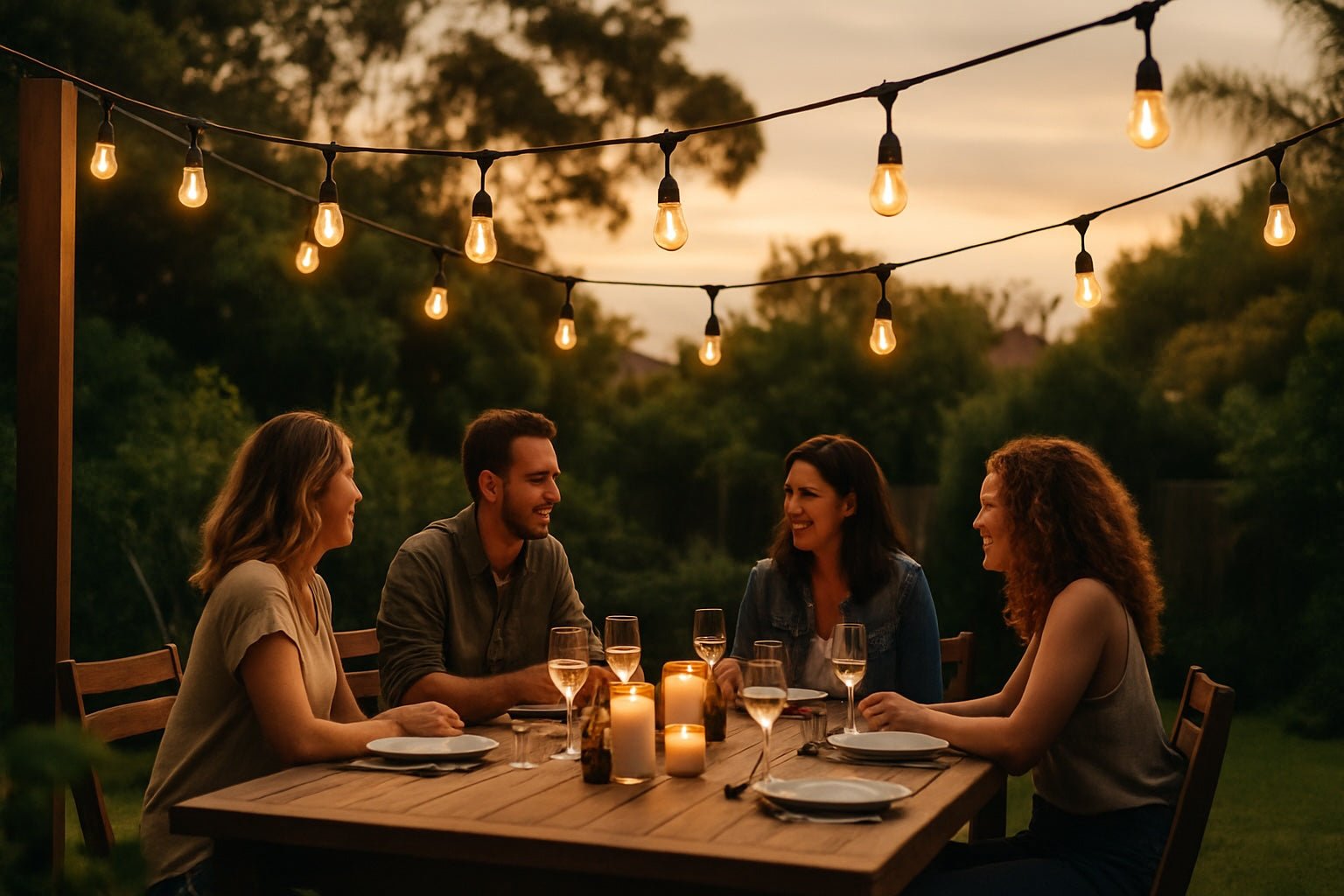 Best Outdoor Festoon Lights Australia (LED & Solar) - LiquidLEDs™