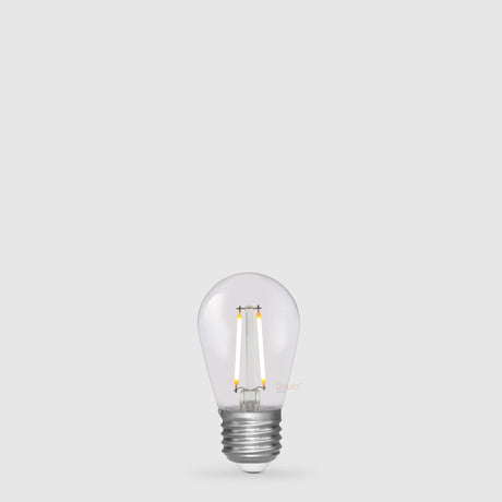 1.5W S14 Shatterproof LED Bulb E27 in Warm White - LiquidLEDs™ - Edison Bulbs