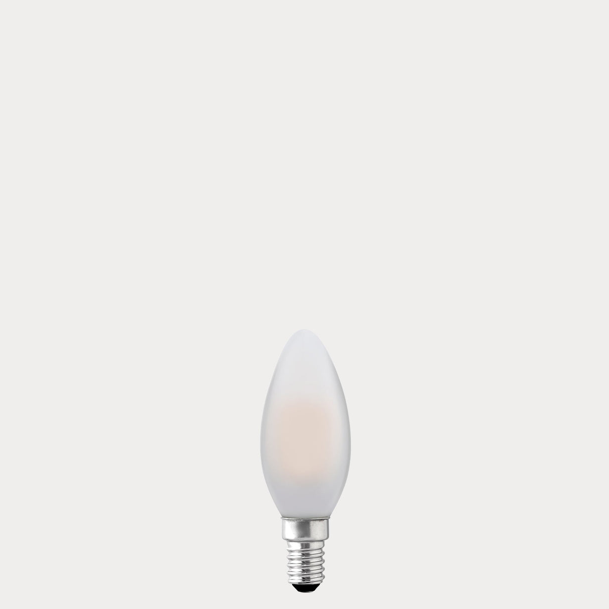 2.5W Candle LED Bulb E14 Frost in Warm White - LiquidLEDs® - Candle Bulbs