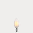 2.5W Candle LED Bulb E14 Frost in Warm White - LiquidLEDs® - Candle Bulbs