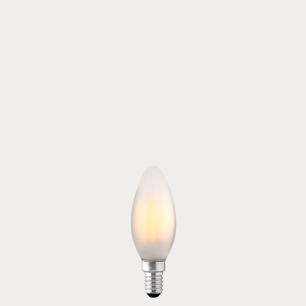 2.5W Candle LED Bulb E14 Frost in Warm White - LiquidLEDs® - Candle Bulbs