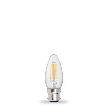 2,5W kaars LED-lamp B22 helder in warm wit