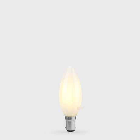 2W Candle LED Bulb B15 Frost in Warm White - LiquidLEDs™ - Candle Bulbs
