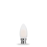 2W Candle LED Bulb B22 Frost in Warm White - LiquidLEDs™ - Candle Bulbs