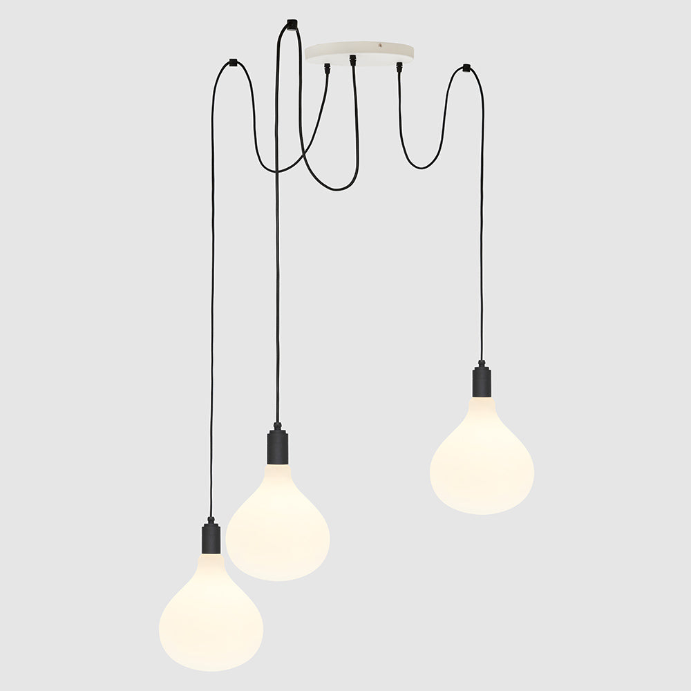 3 Drop Pendant Light + Porcelain R160