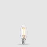 4W Candle LED Bulb B15 Clear in Warm White