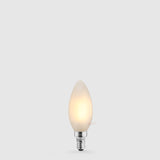 4W Candle LED Bulb E12 Frost σε ζεστό λευκό