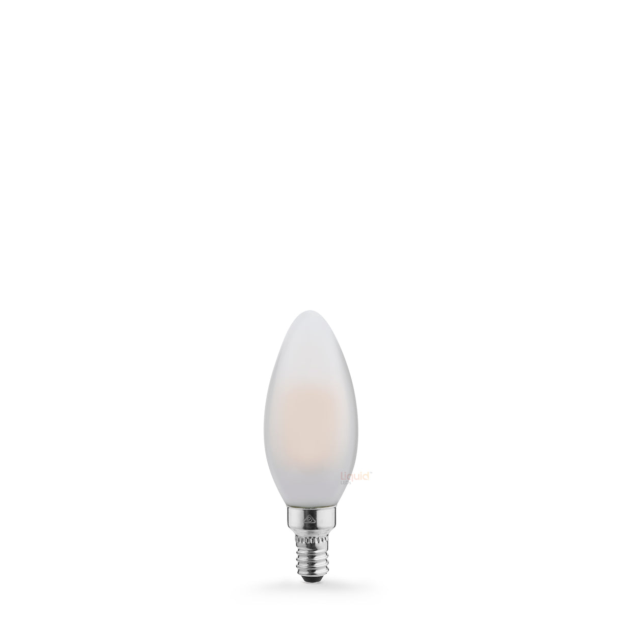 4W Candle LED Bulb E12 Frost σε ζεστό λευκό