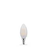 4W Candle LED Bulb E12 Frost σε ζεστό λευκό