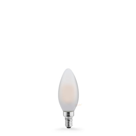 4W Candle LED Bulb E12 Frost in Warm White