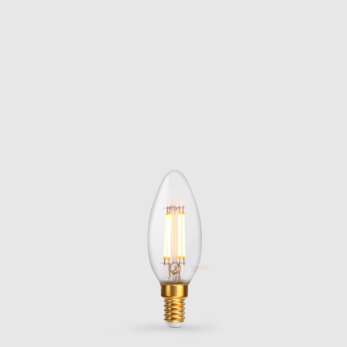 4W Candle LED Bulb E14 Clear in Extra Warm