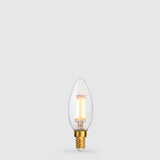 4W Candle LED Bulb E14 Clear in Extra Warm