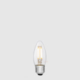 4W Candle LED Bulb E27 Clear in Warm White