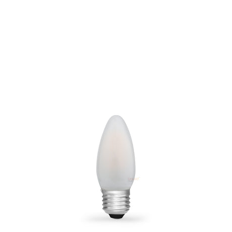 4W Candle LED Bulb E27 Frost in Warm White