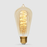 4W Edison Spiral LED Bulb E27 in Ultra Warm