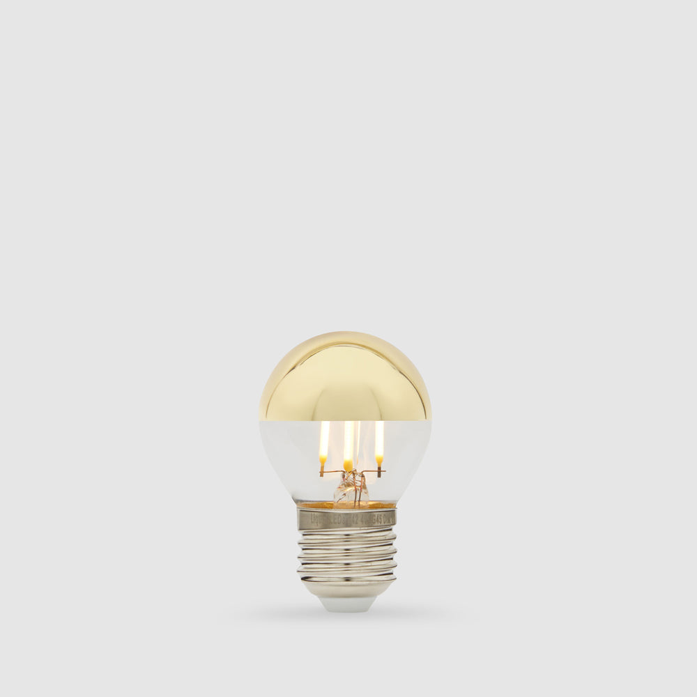 4W Fancy Round Gold Crown LED Bulb E27