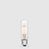 Ampoule LED tubulaire 4 W E27 transparente en blanc chaud