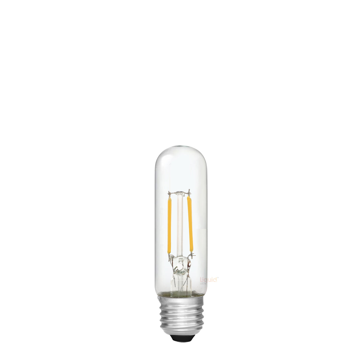 Ampoule LED tubulaire 4 W E27 transparente en blanc chaud