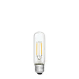 Bombilla LED Tubular 4W E27 Transparente en Blanco Cálido