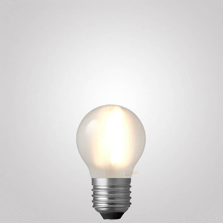4W 12 Volt DC Fancy Round LED Bulb E27 in Warm White