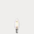 4W Candle LED Bulb B15 Clear in Warm White - LiquidLEDs® - Candle Bulbs