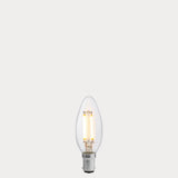 4W Candle LED Bulb B15 Clear in Warm White - LiquidLEDs® - Candle Bulbs