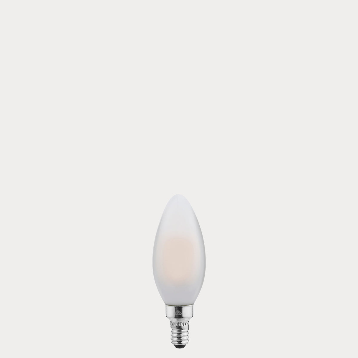 4W Candle LED Bulb E12 Frost in Warm White - LiquidLEDs® - Candle Bulbs