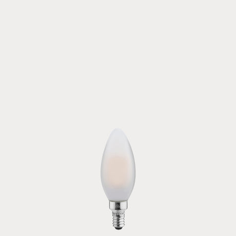 4W Candle LED Bulb E12 Frost in Warm White - LiquidLEDs® - Candle Bulbs