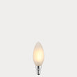 4W Candle LED Bulb E12 Frost in Warm White - LiquidLEDs® - Candle Bulbs