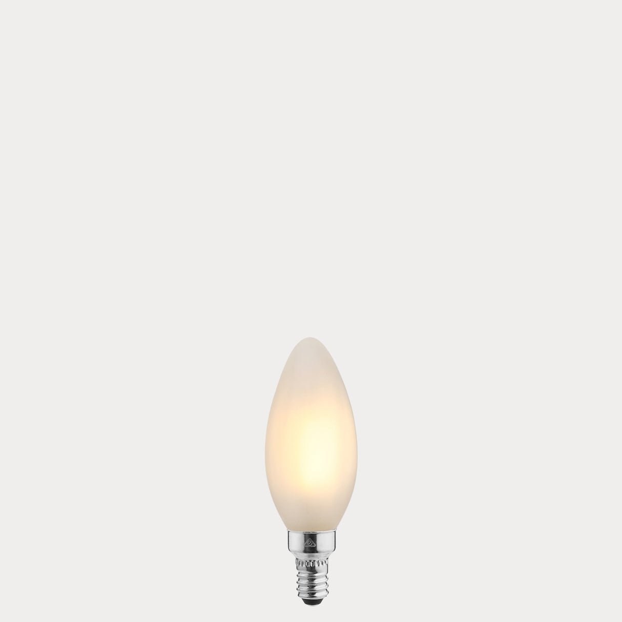 4W Candle LED Bulb E12 Frost in Warm White - LiquidLEDs® - Candle Bulbs
