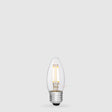 4W Candle LED Bulb E27 Clear in Warm White - LiquidLEDs™ - Candle Bulbs