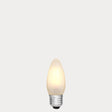 4W Candle LED Bulb E27 Frost in Warm White - LiquidLEDs® - Candle Bulbs