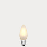 4W Candle LED Bulb E27 Frost in Warm White - LiquidLEDs® - Candle Bulbs