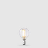 4W Fancy Round LED Bulb E14 Clear in Warm White - LiquidLEDs™ - Fancy Round