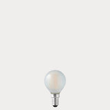 4W Fancy Round LED Bulb E14 Frost in Warm White - LiquidLEDs® - Fancy Round