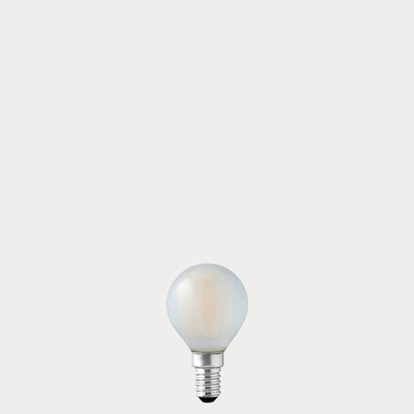 4W Fancy Round LED Bulb E14 Frost in Warm White - LiquidLEDs® - Fancy Round