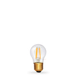 4W Fancy Round LED Bulb E27 Clear in Extra Warm - LiquidLEDs™ - Fancy Round