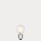 4W Fancy Round LED Bulb E27 Clear in Warm White - LiquidLEDs® - Fancy Round