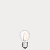 4W Fancy Round LED Bulb E27 Clear in Warm White - LiquidLEDs® - Fancy Round
