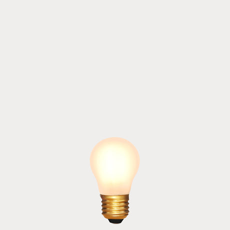 4W Fancy Round LED Bulb E27 Frost in Extra Warm - LiquidLEDs® - Fancy Round