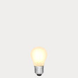 4W Fancy Round LED Bulb E27 Frost in Warm White - LiquidLEDs® - Fancy Round
