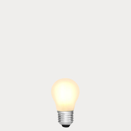 4W Fancy Round LED Bulb E27 Frost in Warm White - LiquidLEDs® - Fancy Round