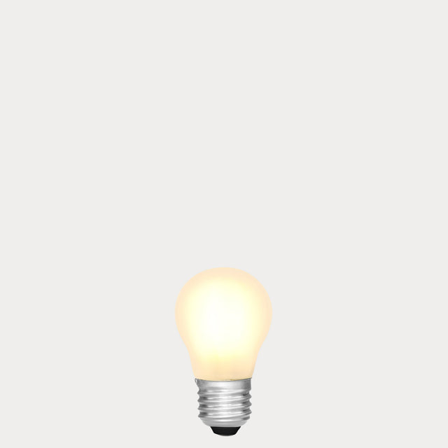 4W Fancy Round LED Bulb E27 Frost in Warm White - LiquidLEDs® - Fancy Round
