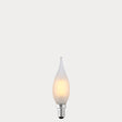 4W Flame Tip Candle LED Bulb E14 Frost in Warm White - LiquidLEDs® - Candle Bulbs