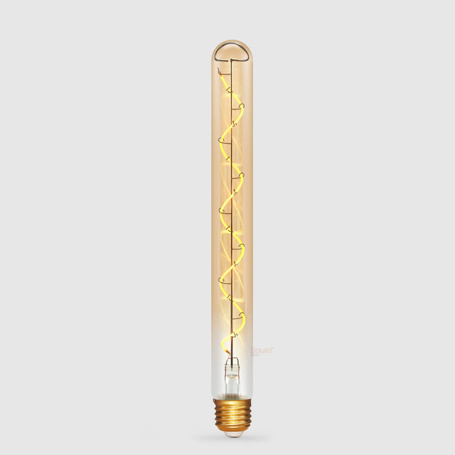 4W Long Tube Spiral LED Bulb E27 in Ultra Warm - LiquidLEDs™ - Tubular Bulbs
