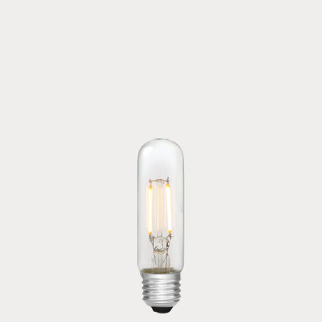 4W Tubular LED Bulb E27 Clear in Warm White - LiquidLEDs® - Tubular Bulbs