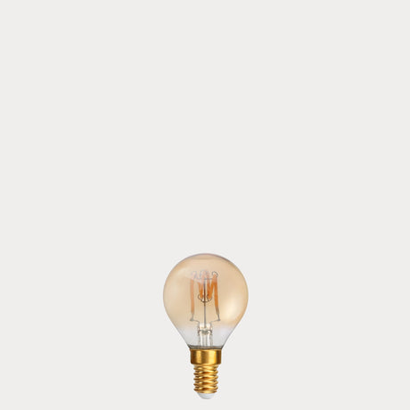 4W Vintage Fancy Round LED Bulb E14 in Extra Warm - LiquidLEDs® - Fancy Round