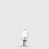 5.5W Candle LED Bulb B15 Clear in Warm White