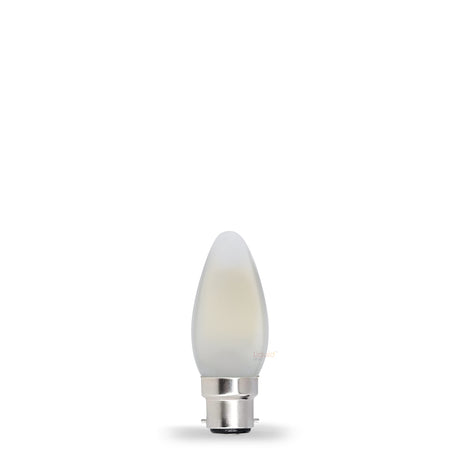 5.5W Candle LED Bulb B22 Frost in Warm White