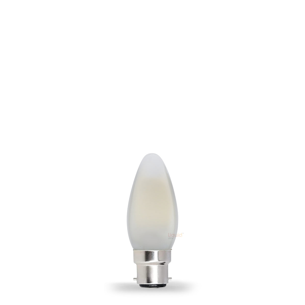 Λάμπα LED 4W Candle B22 Frost σε ζεστό λευκό